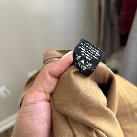 Lafayette 148 New York Light Brown Business Trousers Pants Office Career Size 14 - Picture 4 of 9